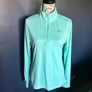 Light teal Under armor zip up